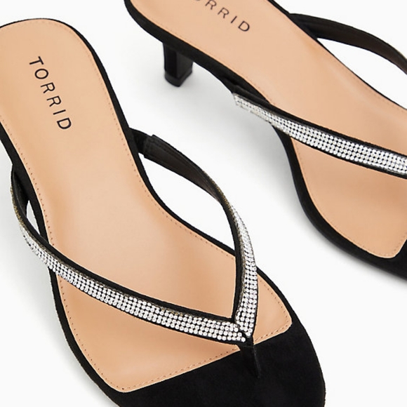 Brand new in box torrid rhinestone kitten heels - Picture 4 of 4